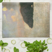 Vintage Tiere, Grizzly Bars von Albert Bierstadt Geschirrtuch (Gefaltet)