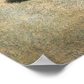 Vintage Tiere, Grizzly Bars von Albert Bierstadt Poster (Ecke)