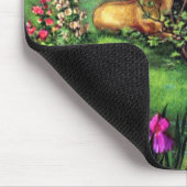 Vintage Tiere Mousepad (Ecke)