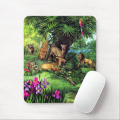 Vintage Tiere Mousepad (Mit Mouse)