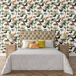 Vintage Tiere von D'Orbigny Tapete