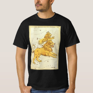 Vintage Tierkreis, Astrologie Löwe Löwe Konstellat T-Shirt