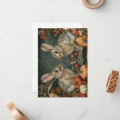 Vintage Tierschutzkarte Mitteilungskarte (Vorderseite/Rückseite Beispiel)