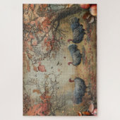 Vintage Tierszenen Jigsaw Puzzle (Vertikal)