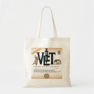 Vintage TiertributeTote-Tasche Tragetasche