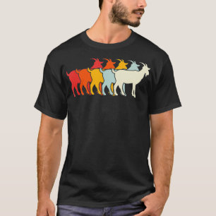 Vintage Tierziege für Männer Frauen Kinder T-Shirt