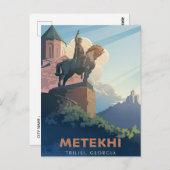 Vintage Tiflis Georgien Gebäude Stadtscape Postkarte (Vorne/Hinten)