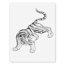 Vintage Tiger-Asienkultur