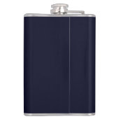 Vintage Tiger Navy Blau Flachmann (Rückseite)
