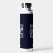 Vintage Tiger Navy Blau Trinkflasche (Links)