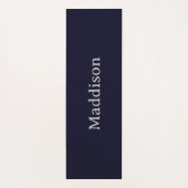 Vintage Tiger Navy Blau Yogamatte (Rückseite)