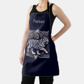 Vintage-Tiger-Navyblau-Schürze Schürze (InSitu)