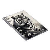 Vintage-Tiger-Notizbuch-Journal Notizblock (Rechte Seite)
