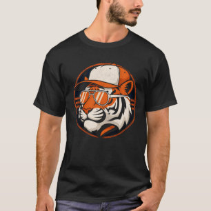 Vintage Tigers Baseball Tiger Zeitlos T-Shirt
