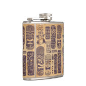 Vintage-Tiki-Set Flachmann (Rechts)