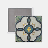 Vintage Tile Magnet (Vorderseite/Rückseite)