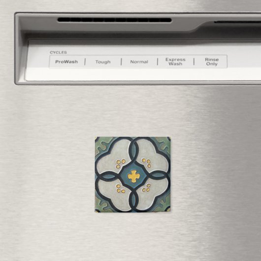 Vintage Tile Magnet (In Situ (Geschirrspüler))