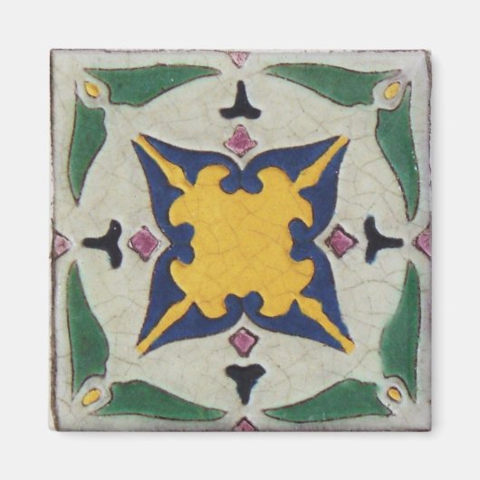Vintage Tile Magnet (Vorne)
