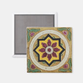 Vintage Tile Magnet (Vorderseite/Rückseite)