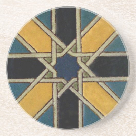 Vintage Tile Sandstein Untersetzer (Vorne)