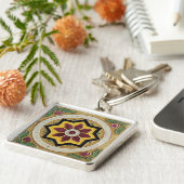 Vintage Tile Schlüsselanhänger (Seite)