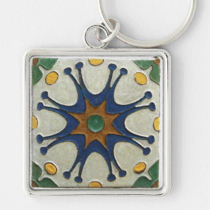 Vintage Tile Schlüsselanhänger