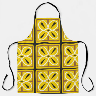 Vintage tiles, illustration pattern  schürze