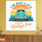 Vintage Time Ride Leinwanddruck (Insitu (Wohnzimmer))