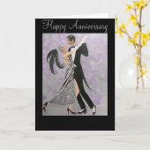 Vintage, Timeless Liebe, Jahrestagskarte Karte (Gelbe Blume)