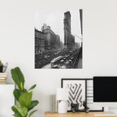 Vintage Times Square NYC Photograph (1911) Poster (Heimbüro)