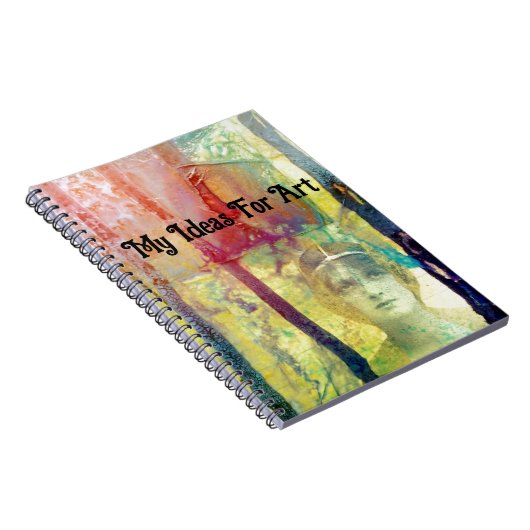 Vintage Tinte für gemischte Medien Notizblock (Rechte Seite)