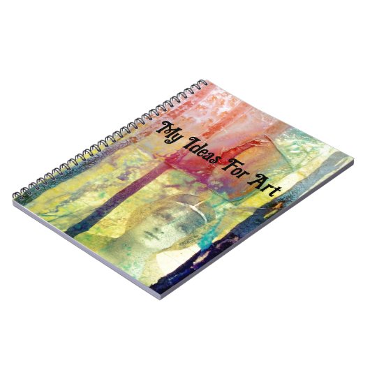 Vintage Tinte für gemischte Medien Notizblock (Linke Seite)