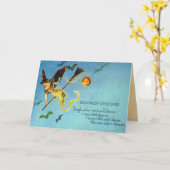 Vintage Tipsy-Fliegenkarte Karte (Gelbe Blume)