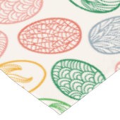 Vintage Tischdecke des Osterei-Muster-| (Schrägansicht)