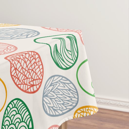 Vintage Tischdecke des Osterei-Muster-| (Beispiel)