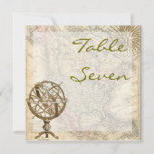 Vintage Tischnummer (Vorderseite)