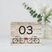 Vintage Tischnummern (Stehend Vorderseite)