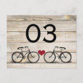 Vintage Tischnummern (Vorderseite)