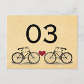 Vintage Tischnummern (Vorderseite)