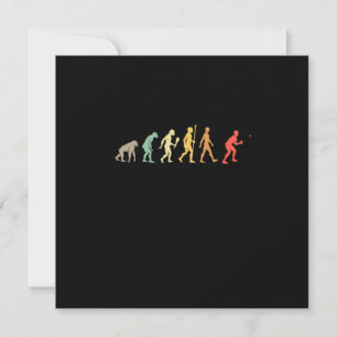 Vintage-Tischtennis-Evolutions-Geschenkidee für Sp Einladung