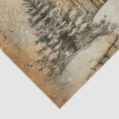 Vintage Tissue Paper Seidenpapier (Ausschnitt)