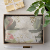 Vintage Tissue-Papiere für Libellen und Rose Seidenpapier (Geschenk)