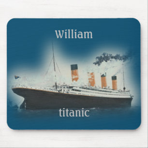 Vintage-Titanic-Ozeandampfer-Junge-Meeres-Name-Sch Mousepad