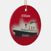 Vintage Titanic Ship Keramik Ornament (Rechts)