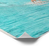 Vintage Titelseite des Surfmagazins Poster (Ecke)