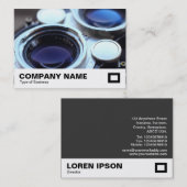 Vintage TLR-Kamera Visitenkarte (Vorne/Hinten)