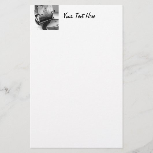 Vintage Toaster Kitchenette Kunsthandwerk Briefpapier (Vorderseite)