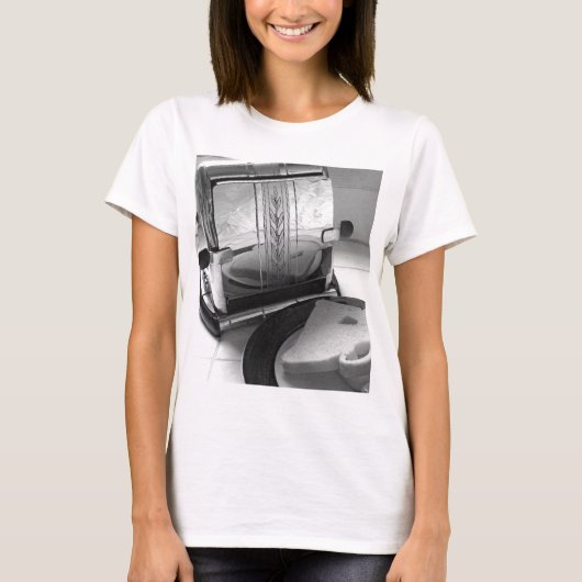 Vintage Toaster Küche T-Shirt (Vorderseite)