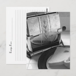 Vintage Toaster Rezept Karte Postkarte