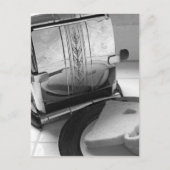 Vintage Toaster Rezept Karte Postkarte (Vorderseite)